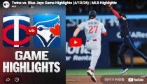 MLB 미네소타 VS  하이라이트 썸네일