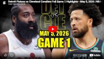 NBA 클리블랜드 VS 디트로이트 피스톤즈 하이라이트 썸네일
