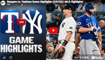 MLB 텍사스 VS 뉴욕양키스 하이라이트 썸네일
