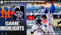MLB 뉴욕 메츠 VS 콜로라도 하이라이트 썸네일