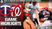 MLB 워싱턴 VS 미네소타 하이라이트 썸네일