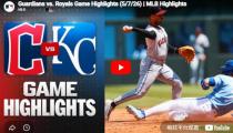 MLB 캔자스시티 VS 클리블랜드 가디언스 하이라이트 썸네일