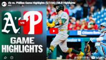 MLB 필라델피아 VS 애슬레틱스 하이라이트 썸네일