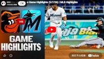 MLB 마이애미 VS 볼티모어 하이라이트 썸네일
