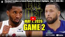 NBA 클리블랜드 VS 디트로이트 피스톤즈 하이라이트 썸네일