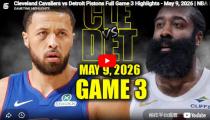NBA 디트로이트 피스톤즈 VS 클리블랜드 하이라이트 썸네일