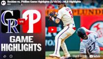 MLB 콜로라도 VS 필라델피아 하이라이트 썸네일