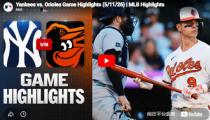 MLB 뉴욕양키스 VS 볼티모어 하이라이트 썸네일