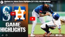 MLB 시애틀 VS 휴스턴 하이라이트 썸네일