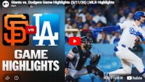 MLB 샌프란시스코 VS LA다저스 하이라이트 썸네일