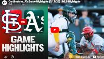 MLB St. 루이스 VS 애슬레틱스 하이라이트 썸네일