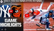 MLB 뉴욕양키스 VS 볼티모어 하이라이트 썸네일