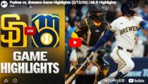 MLB 샌디에이고 VS 밀워키 하이라이트 썸네일