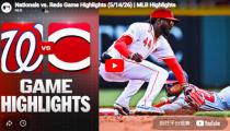 MLB 워싱턴 VS 신시내티 하이라이트 썸네일