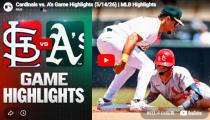 MLB St. 루이스 VS 애슬레틱스 하이라이트 썸네일