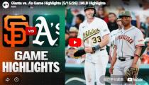 MLB 샌프란시스코 VS 애슬레틱스 하이라이트 썸네일