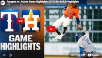MLB 텍사스 VS 휴스턴 하이라이트 썸네일